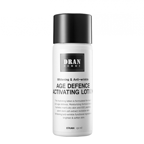 D`RAN HOMME Age Defence Hydrating Lotion Made in Korea